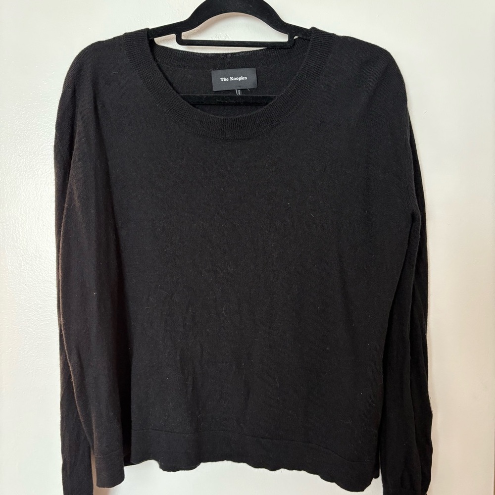 The Kooples Black Wool Sweater